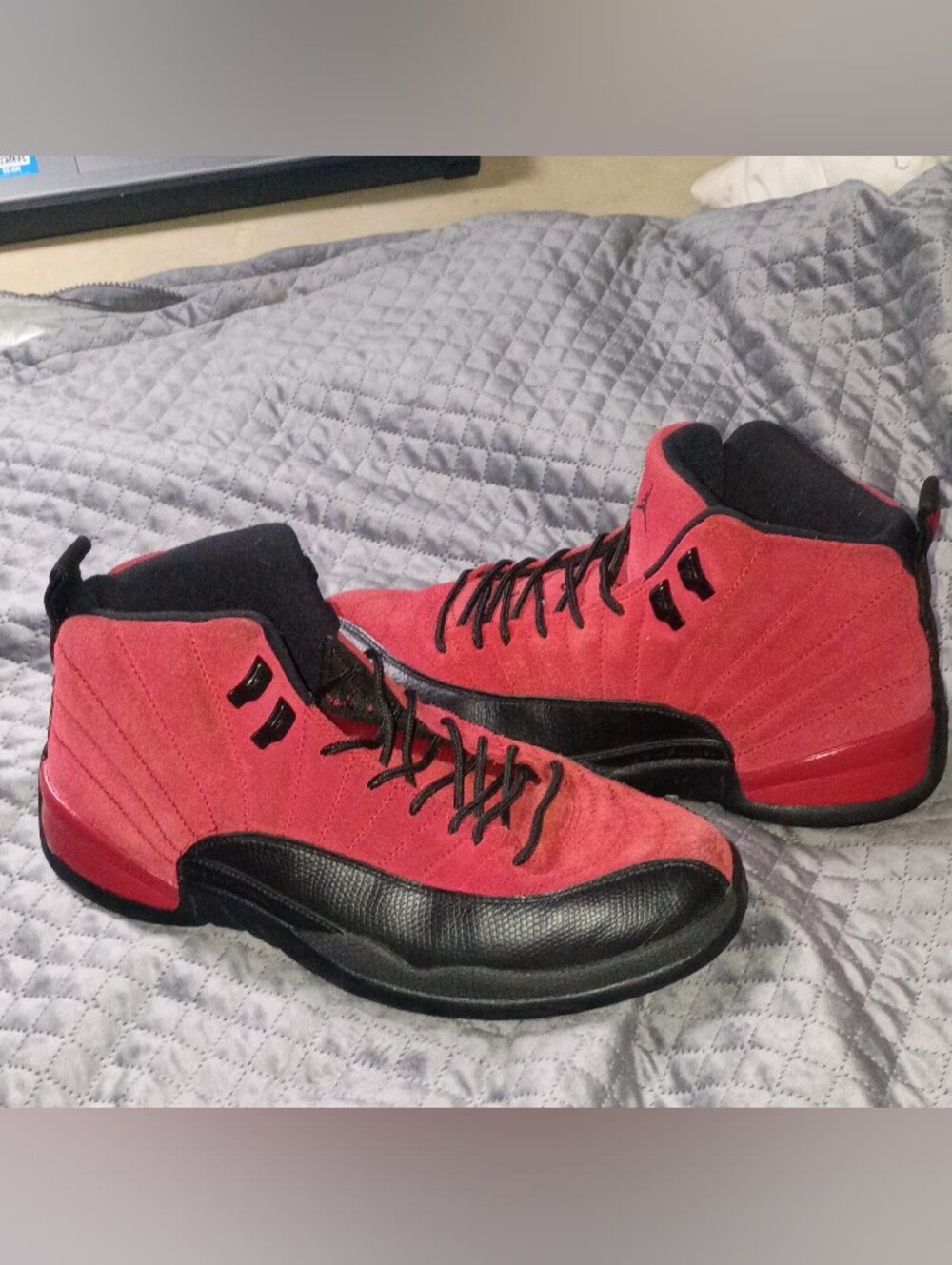 Jordan Red and Black High-Top Sneakers